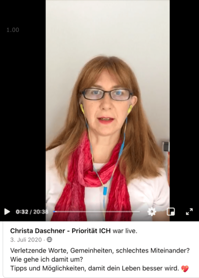 Christa Daschner - Live Video