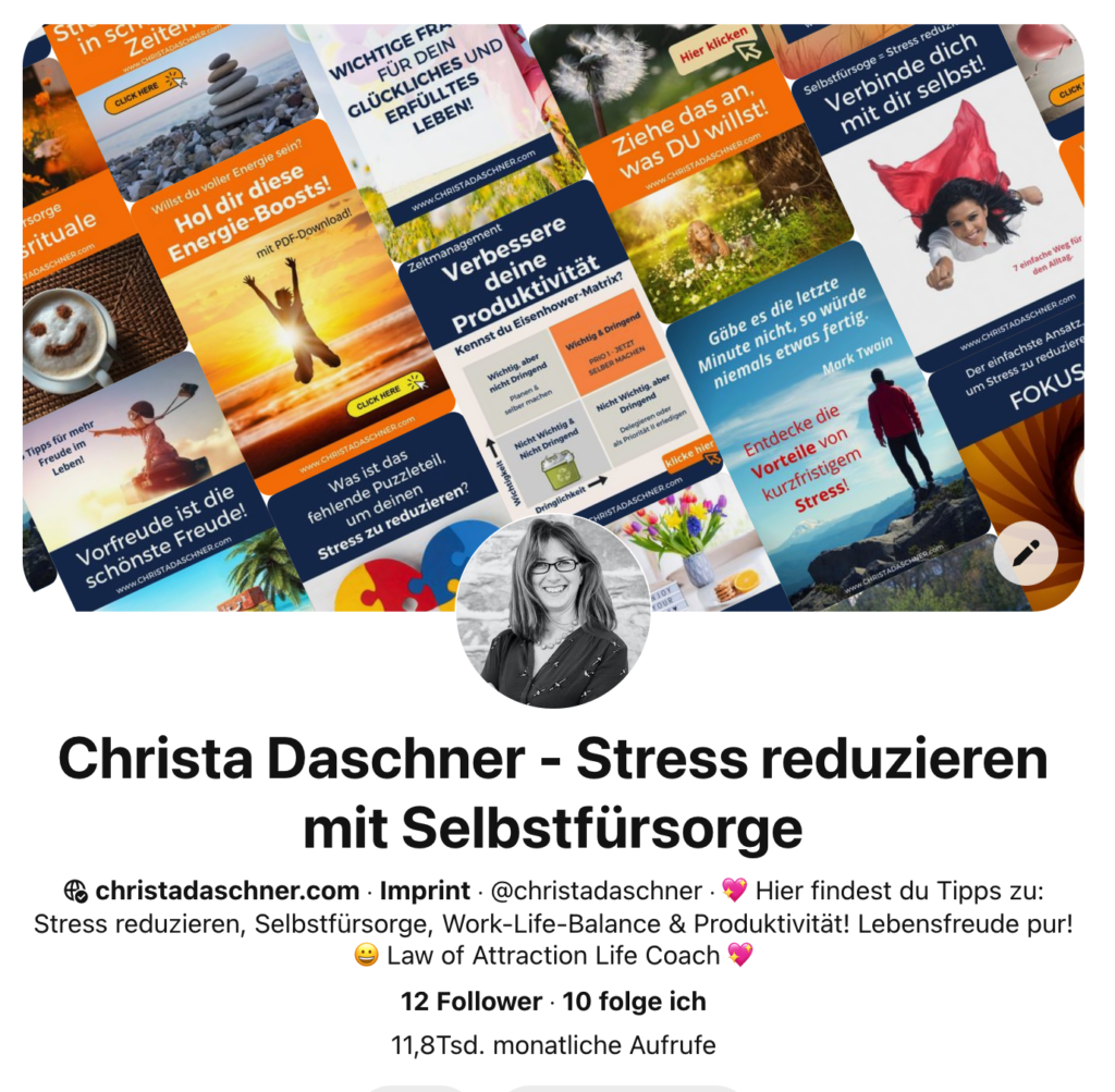 Pinterest Profil Christa Daschner