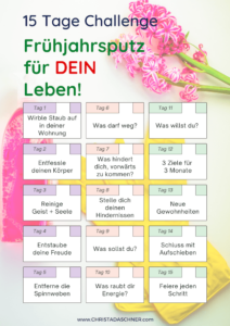 15 Tage Challenge Frühjahrsputz für dein Leben