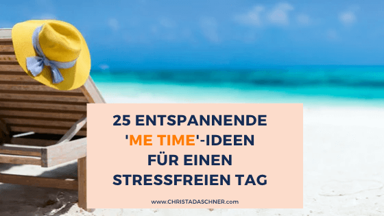25 entspannende Me-Time-Ideen für einen stressfreien Tag, Strandbild mit Hut