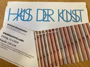 Eintrittskarte vom Haus der Kunst