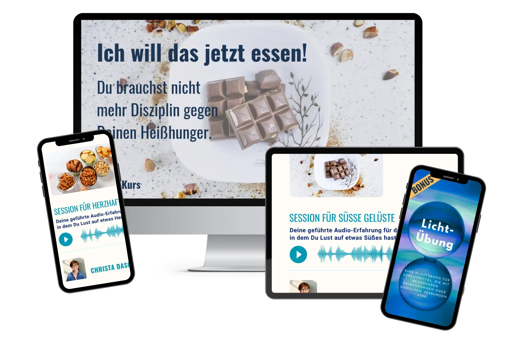 Übersicht des Kurses Ich will das JETZT essen von Christa Daschner