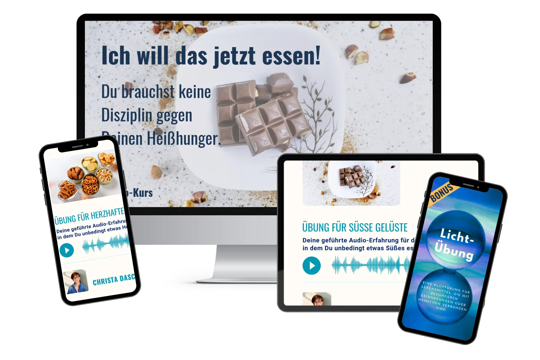 Übersicht des Kurses Ich will das JETZT essen von Christa Daschner